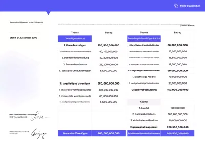 Blue Basic – Bereitstellung von Finanzberichtsinformationen
