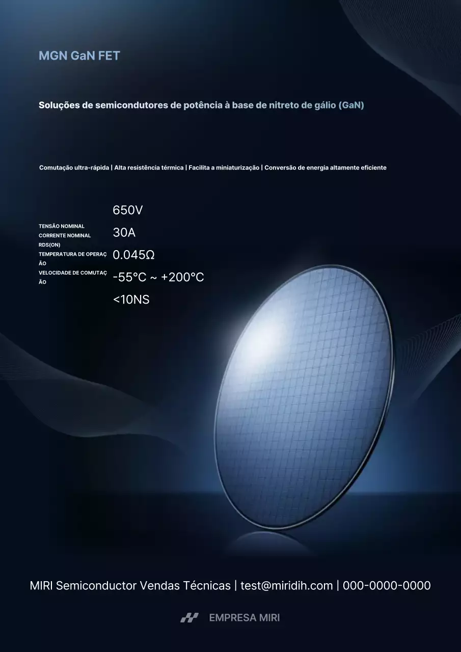 Anúncio da Blue Modern Semiconductor