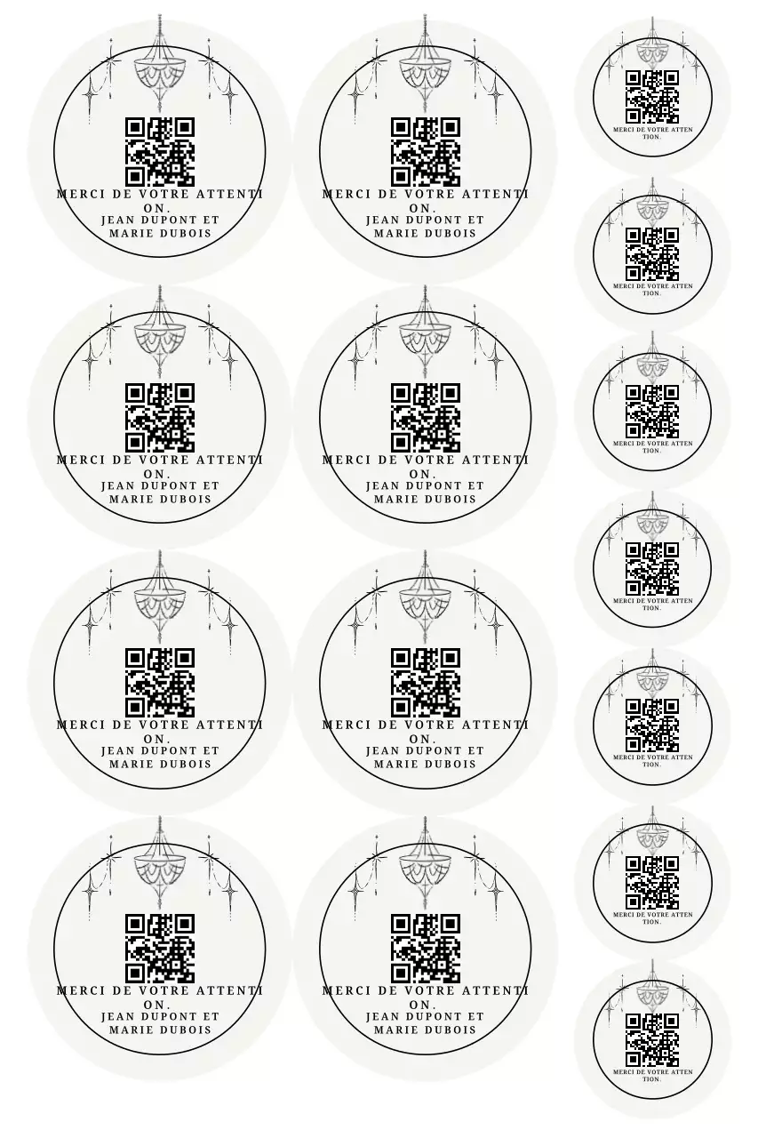 Autocollants simples gris