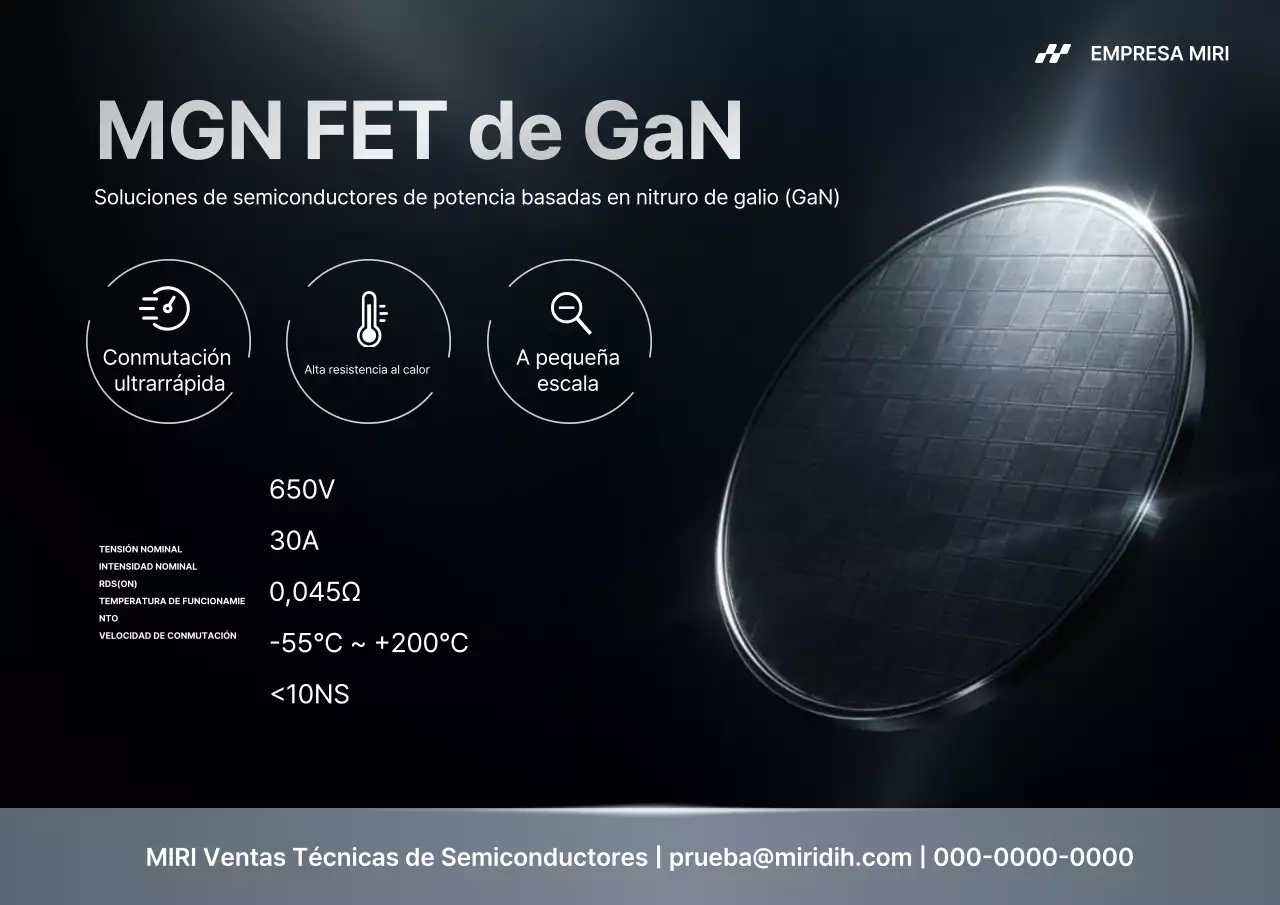 Presentamos los productos semiconductores modernos negros
