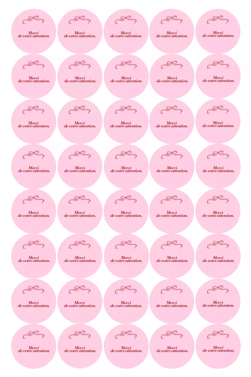 Autocollants simples roses