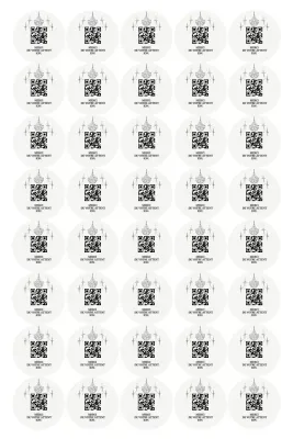 Autocollants de remerciement minimalistes en noir et blanc