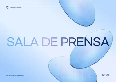 Sala de prensa de Sky Blue Modern Technology