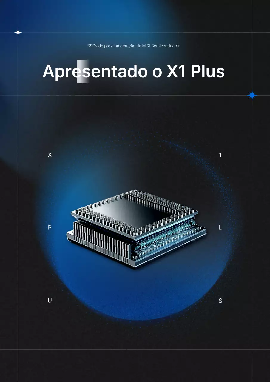 Anúncio de Tecnologia Moderna Azul