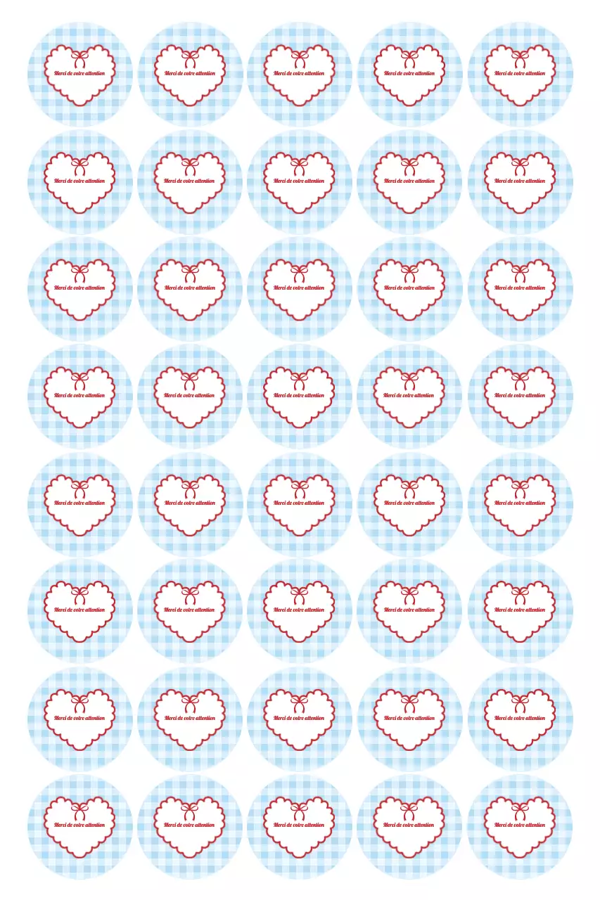 Autocollant simple de remerciement bleu ciel