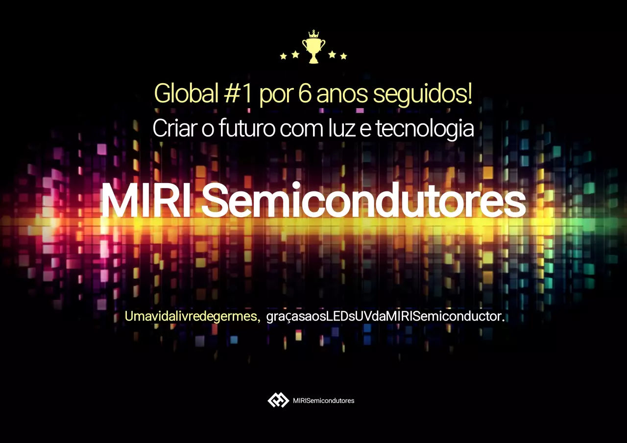 Anúncio de tecnologia cibernética do arco-íris