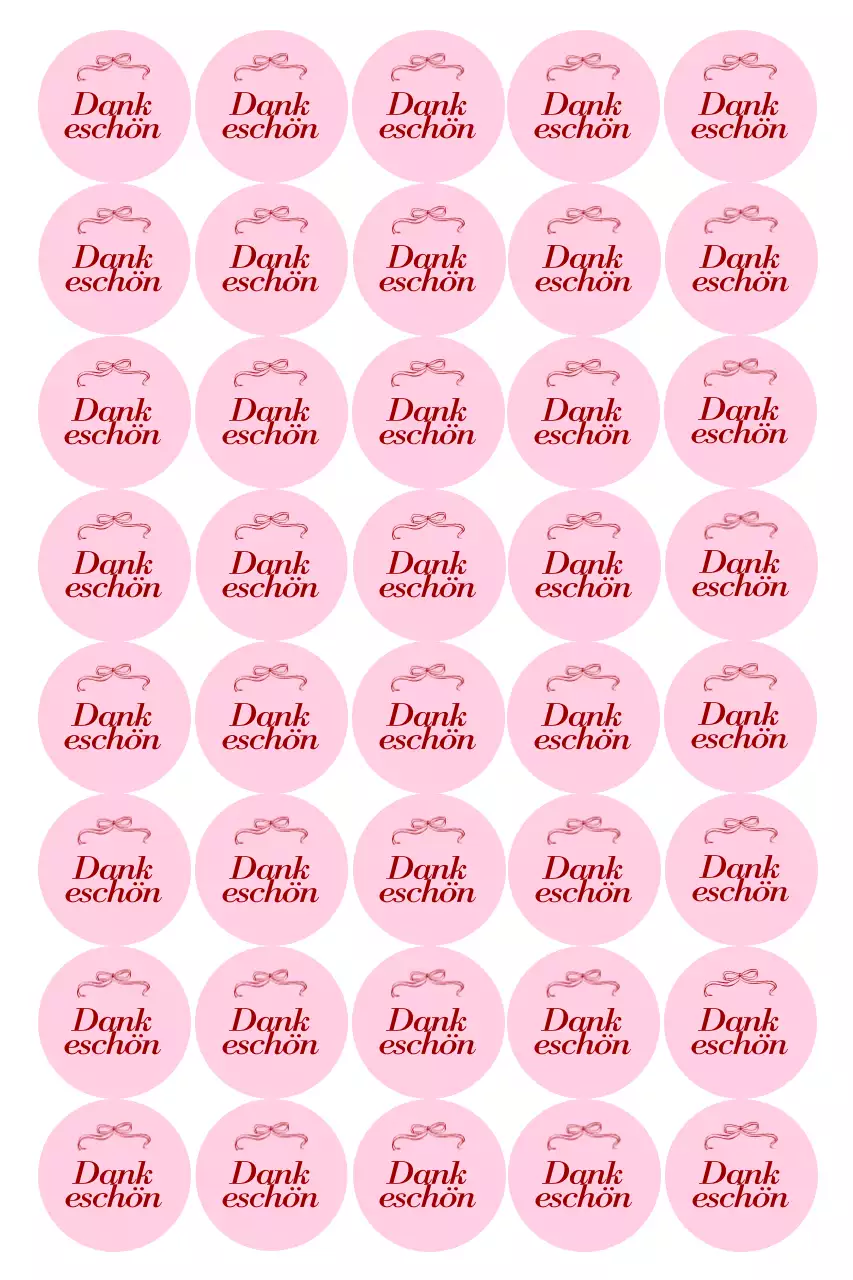 Rosa einfache Aufkleber Waren