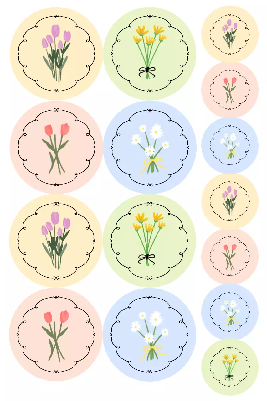 Paarse schattige stickerzin