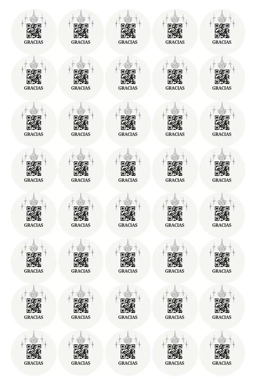 Pegatinas de agradecimiento minimalistas en blanco y negro