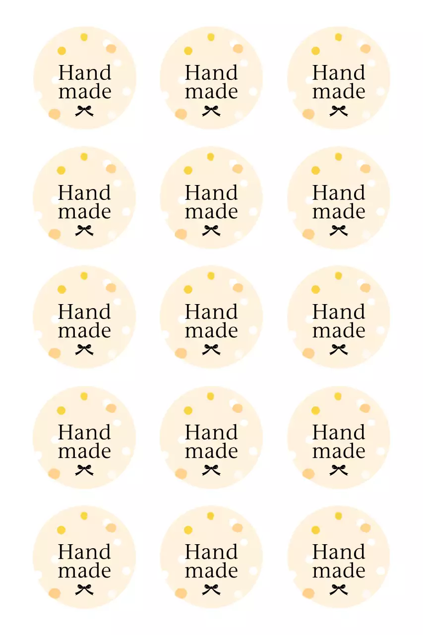 Beige Simple Sticker Creation