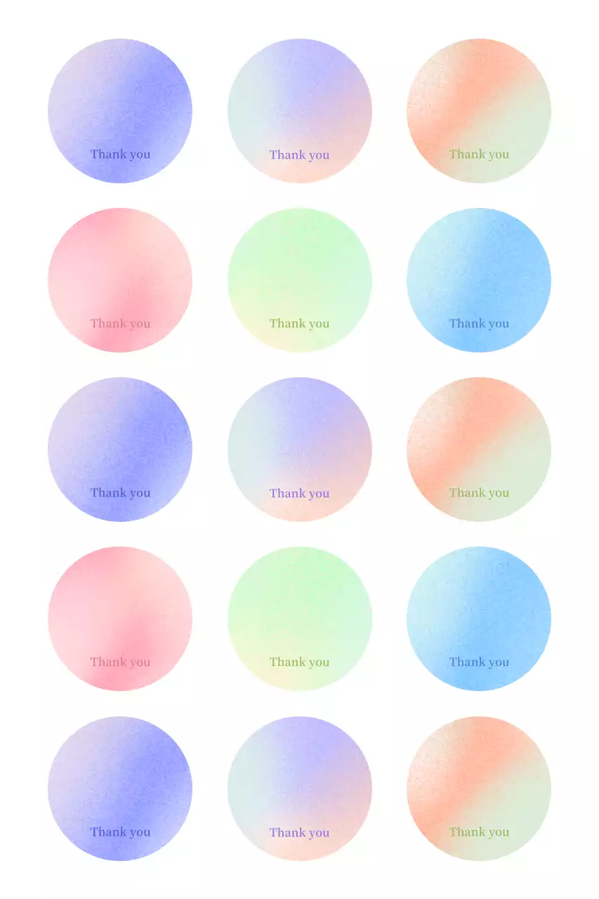 Simple Thank You Postcard in Lilac