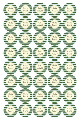 Grüne einfache emotionale Briefpapier-Aufkleber