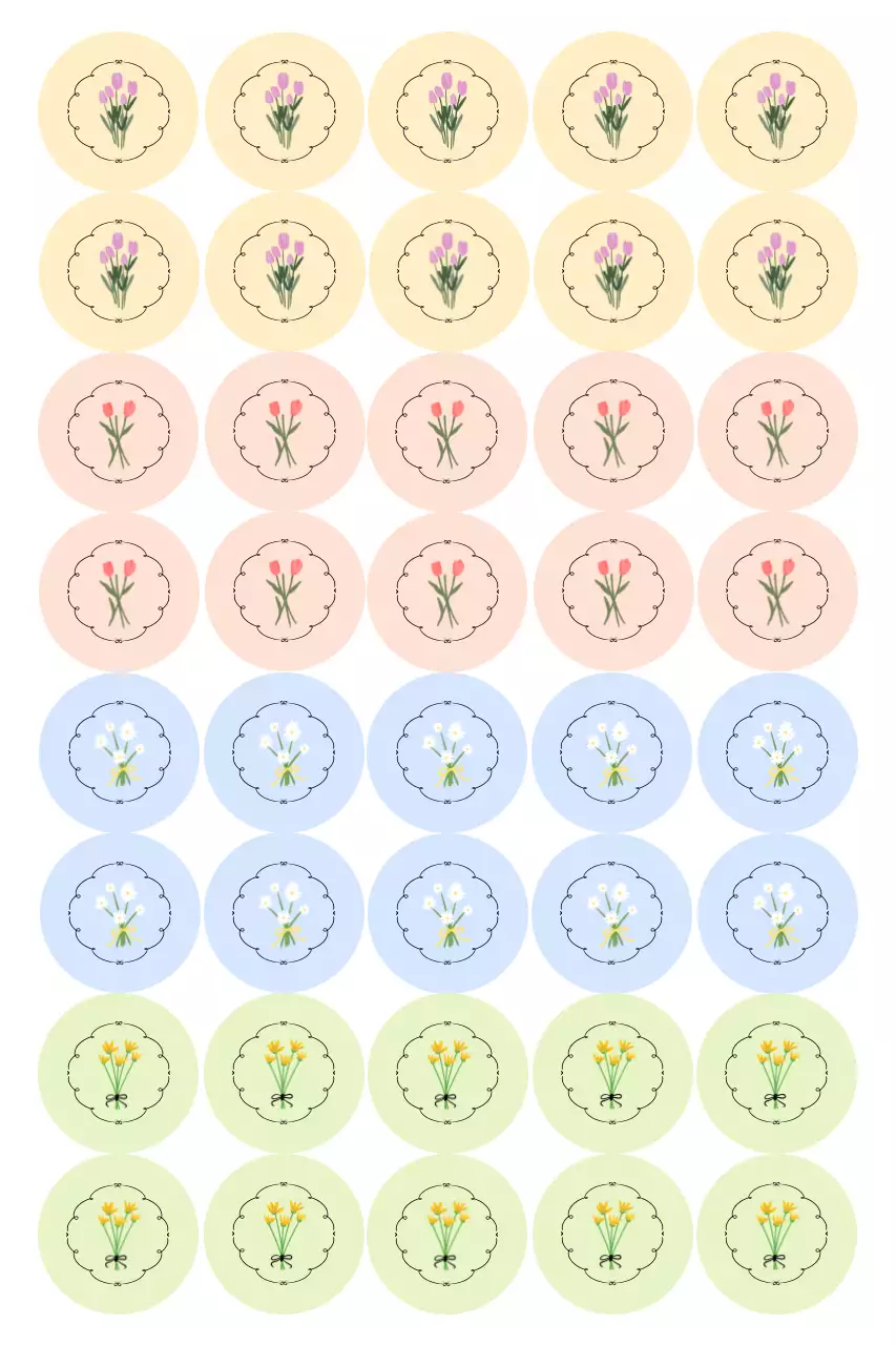 Paarse schattige stickerzin