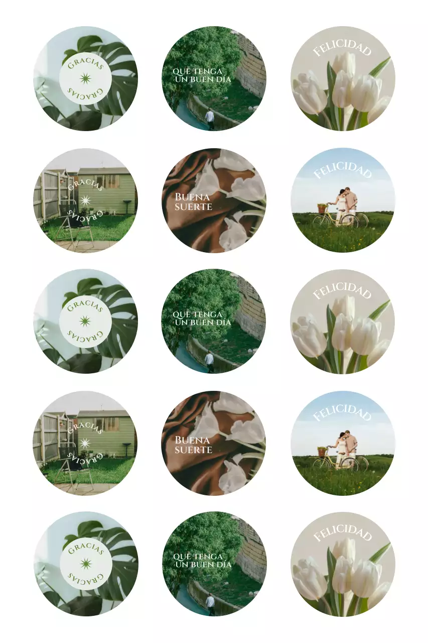 Artículos adhesivos sencillos de color beige