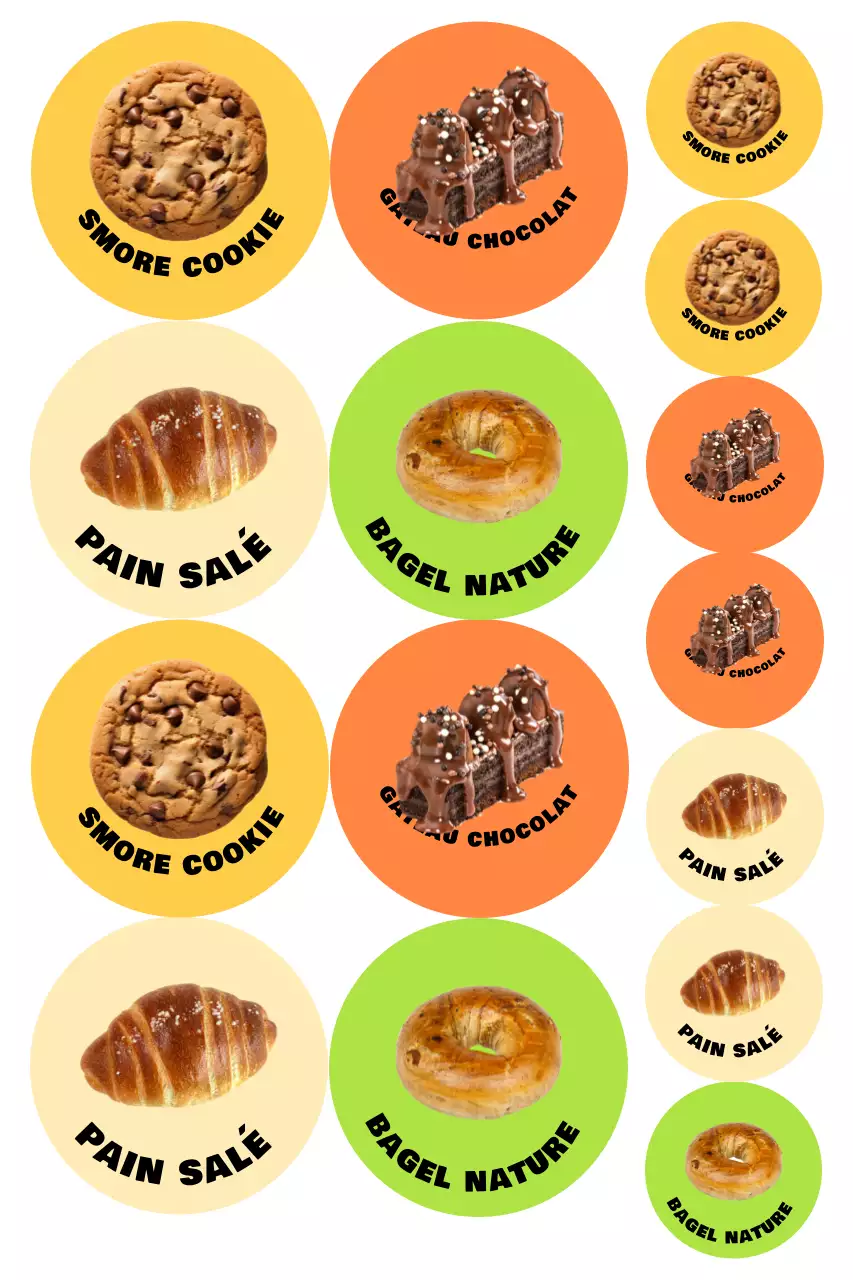 Produits de boulangerie Green Pop