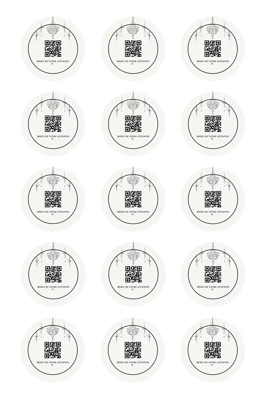 Autocollants minimalistes blancs