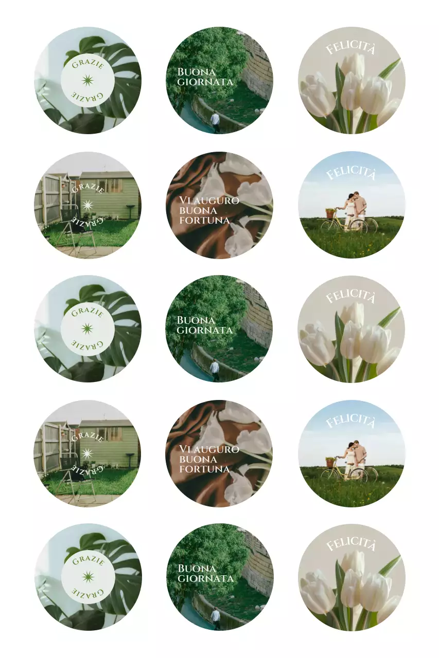 Beni adesivi semplici beige