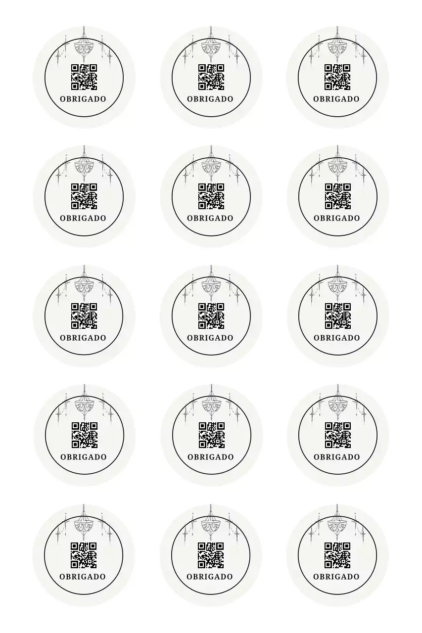 Produtos de adesivos minimalistas brancos