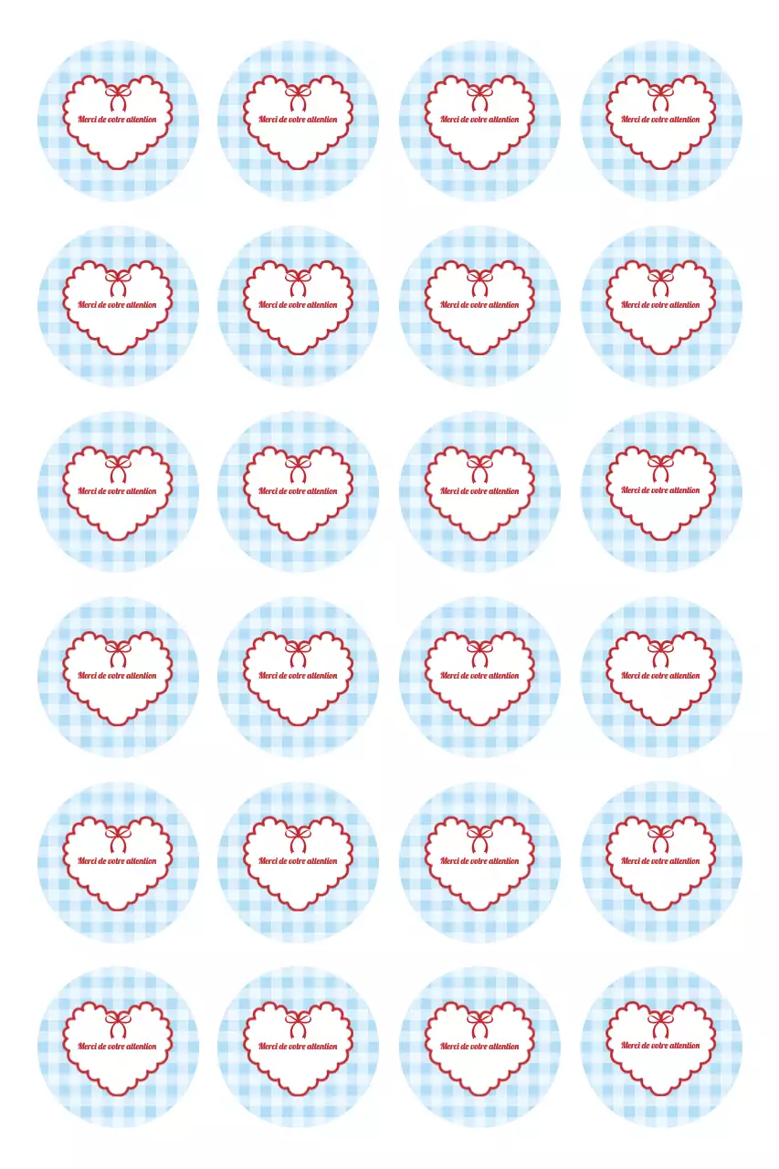 Carte postale de remerciement bleu ciel mignonne