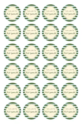 Grüner einfacher Jubel-Aufkleber