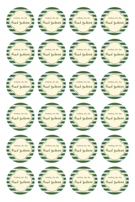 Groene eenvoudige cheer-sticker