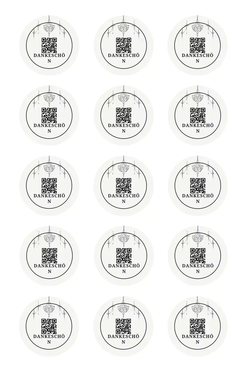 Weiße minimale Aufkleberwaren