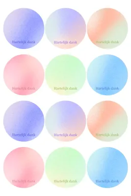 Eenvoudige bedankkaart in lila