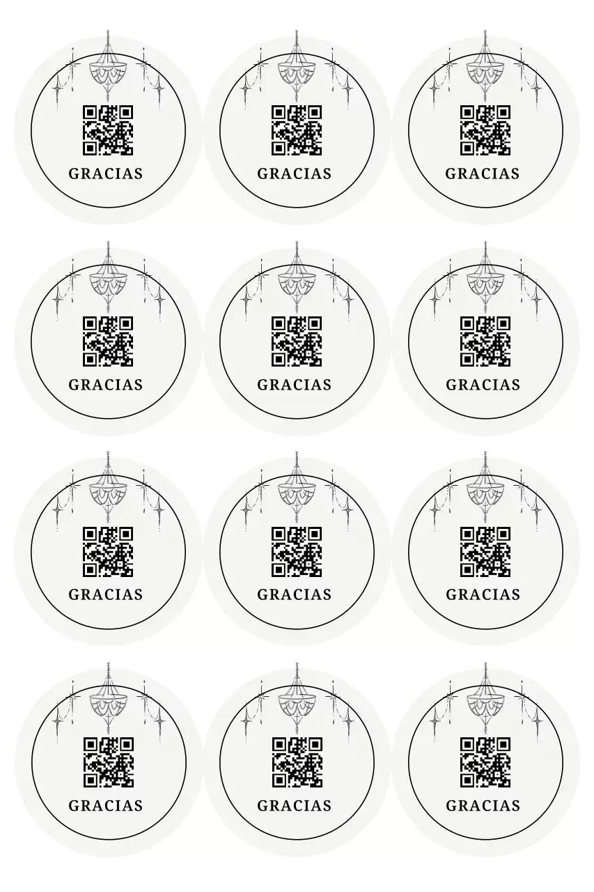 Promoción de pegatinas simples negras