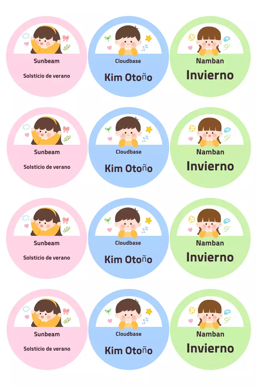 Lindos artículos adhesivos azules