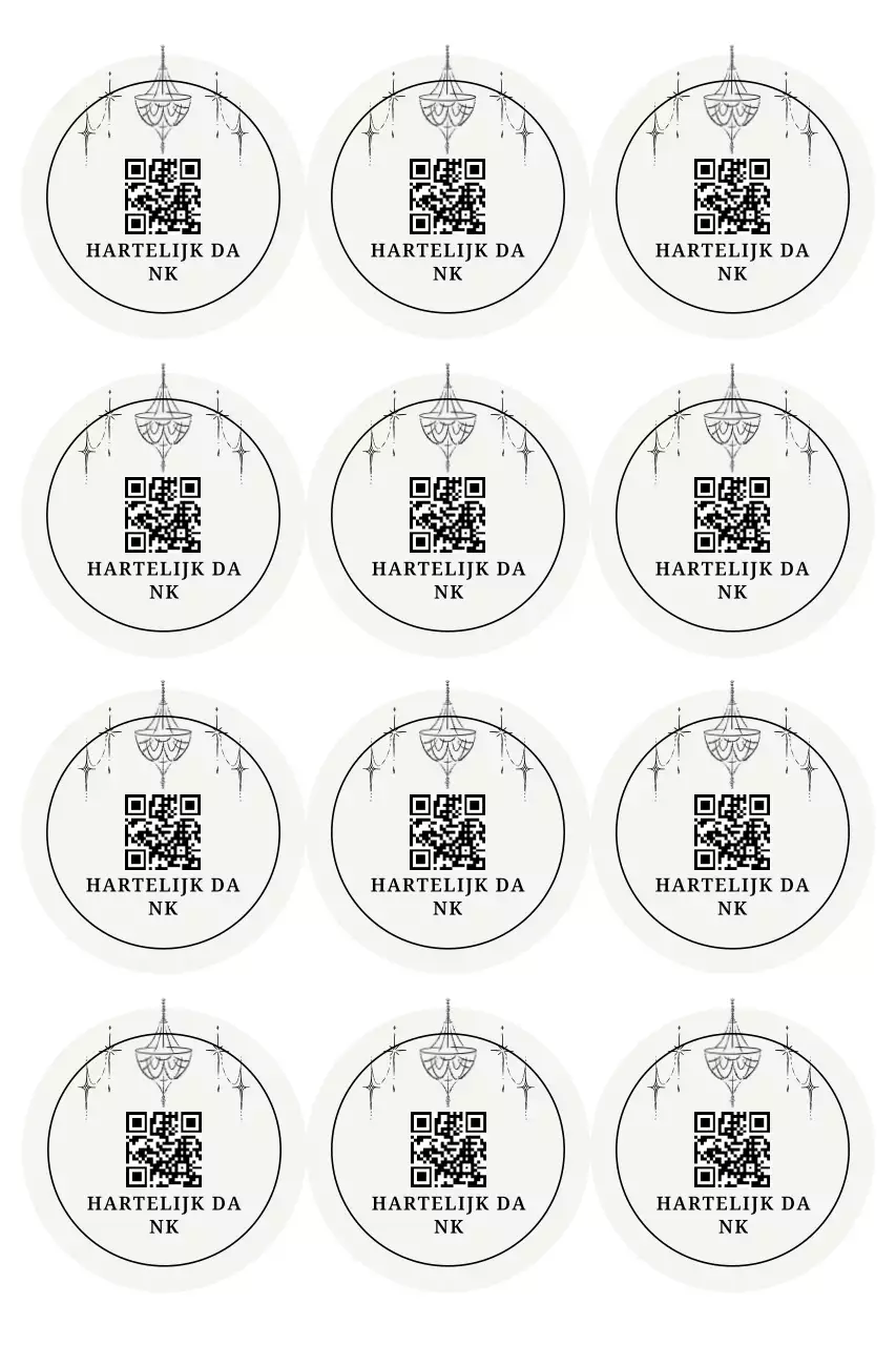 Zwarte eenvoudige stickerpromotie