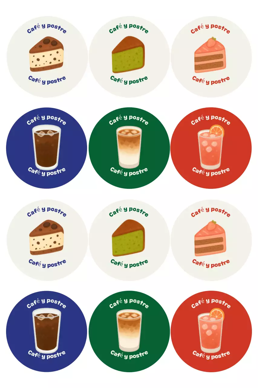 Pegatina de Yeon Bora Pop Cafe