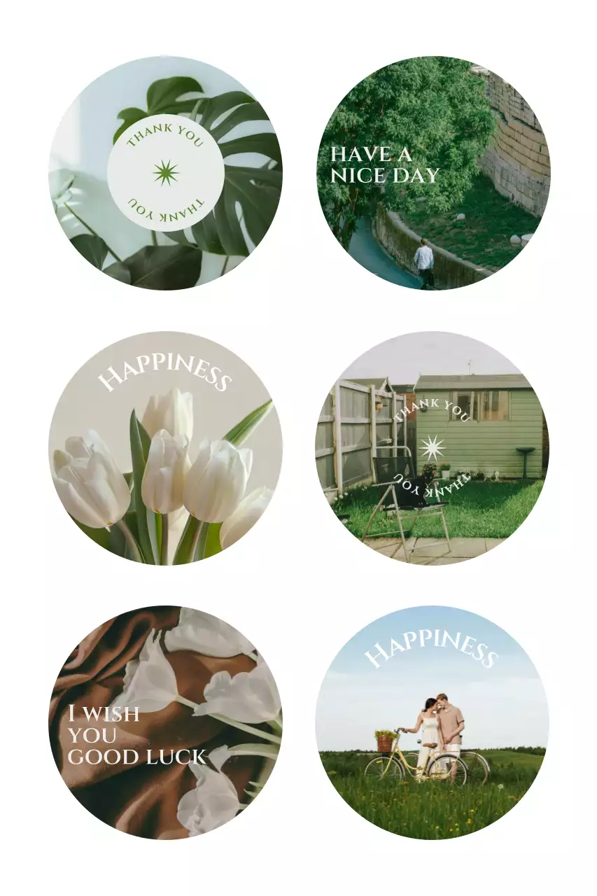 Bưu thiếp cảm ơn đơn giản màu be