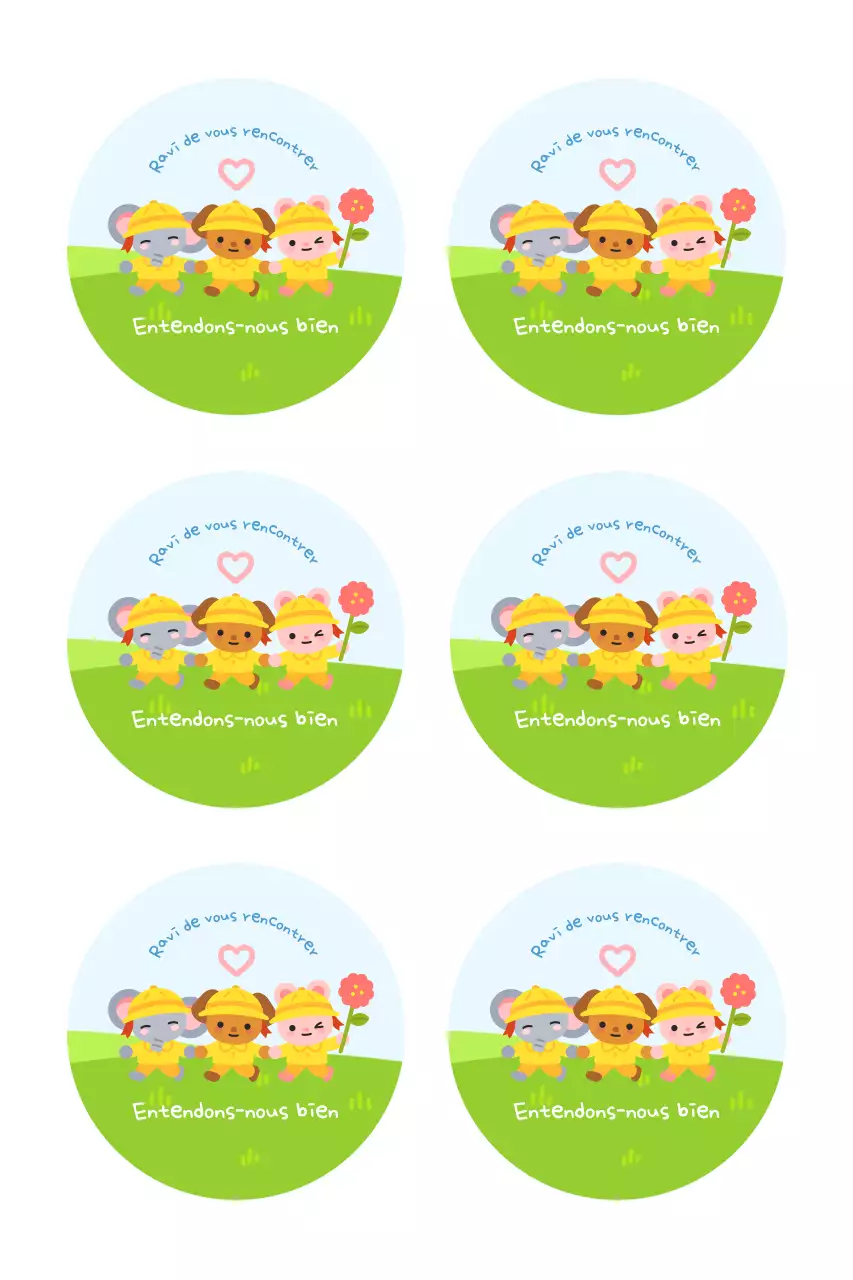 Publicité sur le menu Rainbow Pop