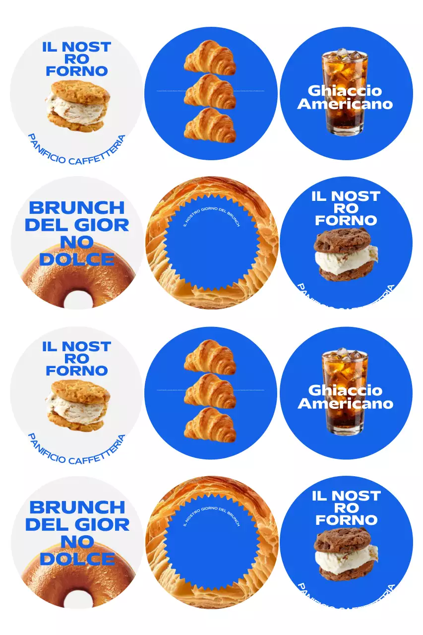 Promozione Blue Simple Brunch