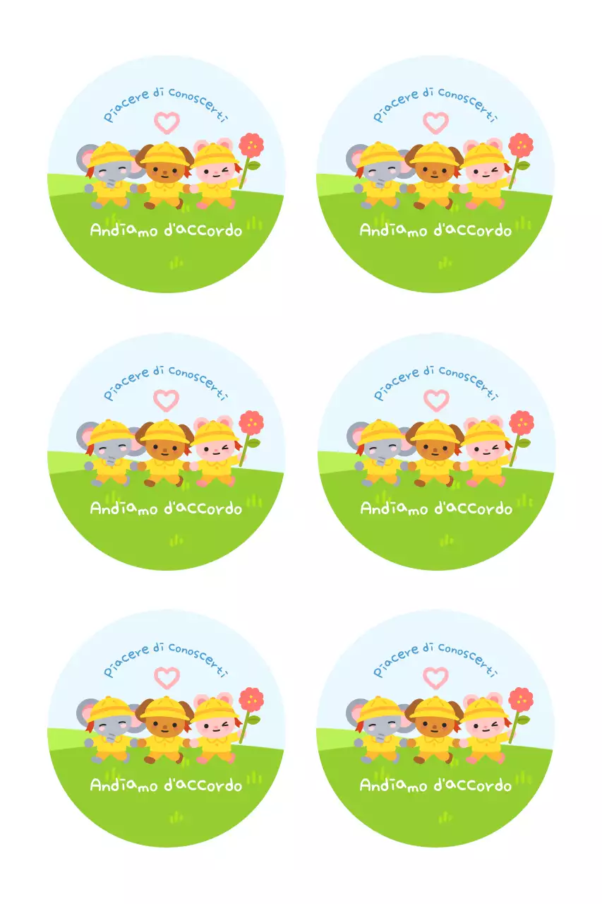 Pubblicità del menu pop arcobaleno