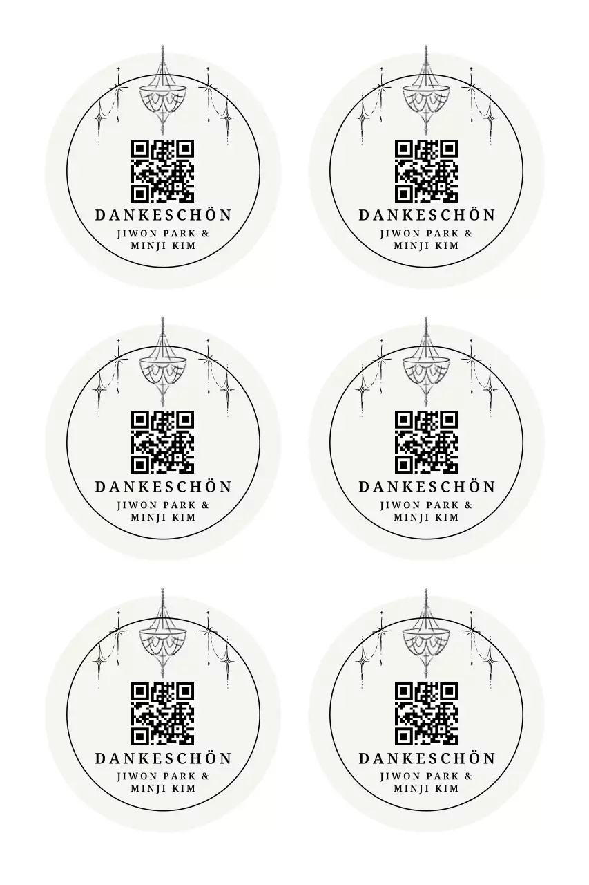 Weißer einfacher Hochzeitsaufkleber