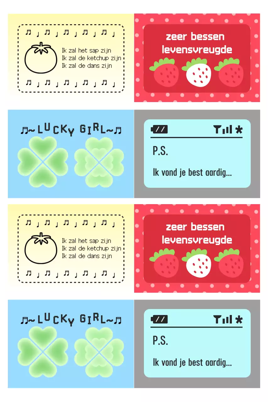 Lichtgroene schattige designsticker