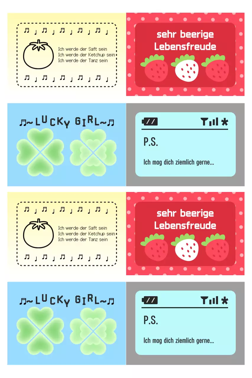 Hellgrüner süßer Designaufkleber