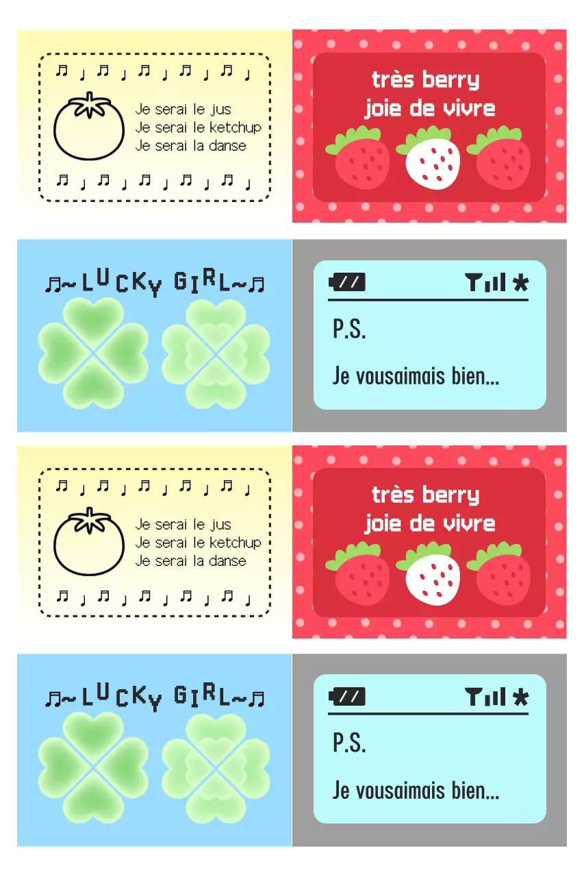 Autocollant vert clair au design mignon