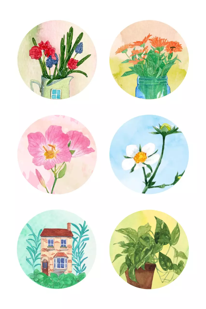 Blauwe natuurbloem ansichtkaart