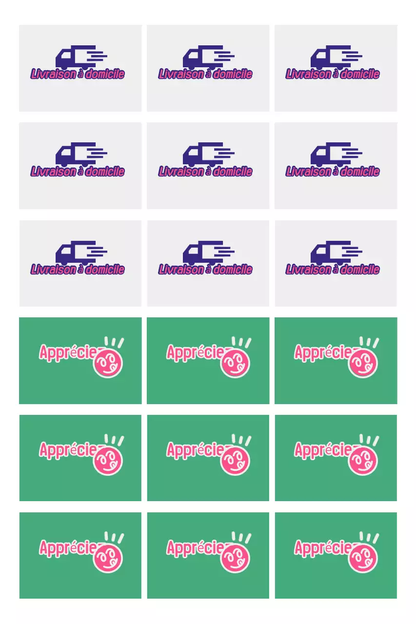 Promotion de livraison de nourriture Pink Pop