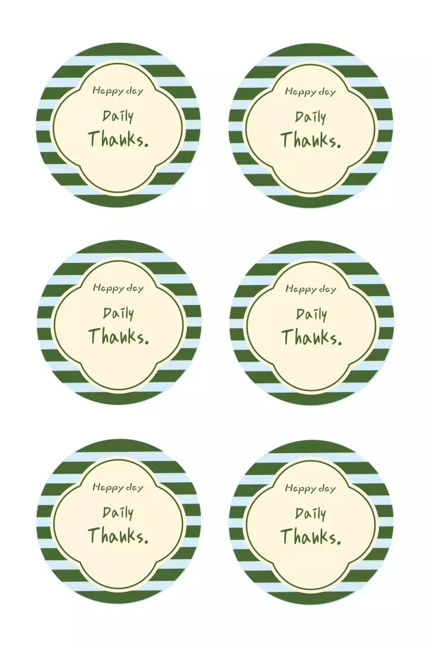 Green Vintage Sandwich Sticker