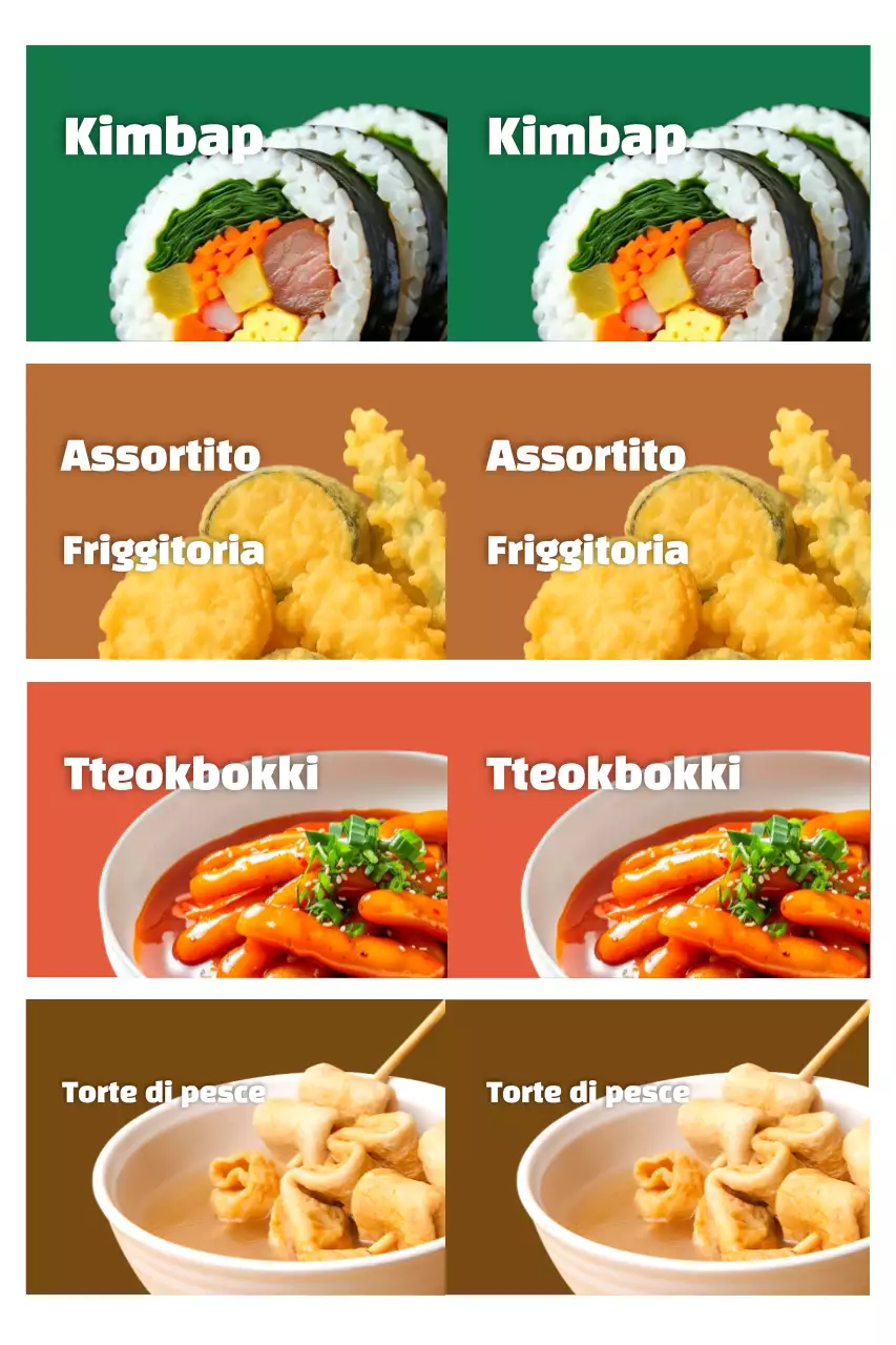 Promozione del menù snack green clean