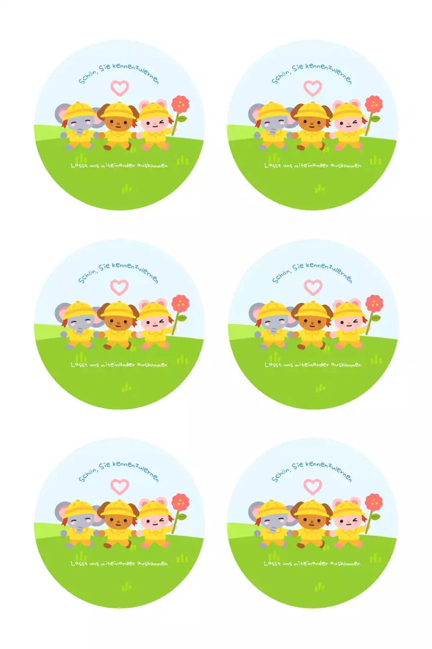 Rainbow Pop Menütafel Werbung