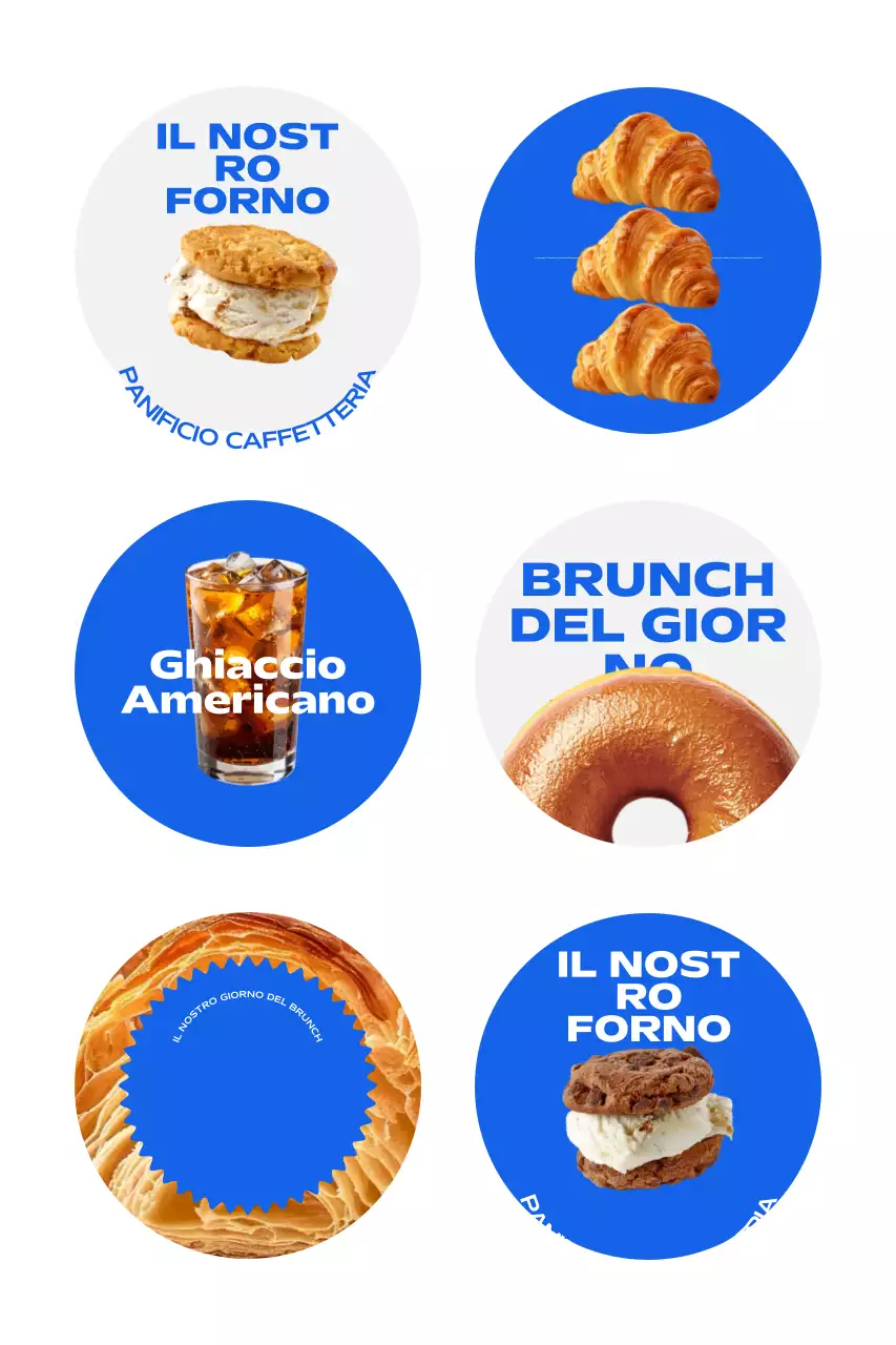 Promozione Blue Modern Bakery