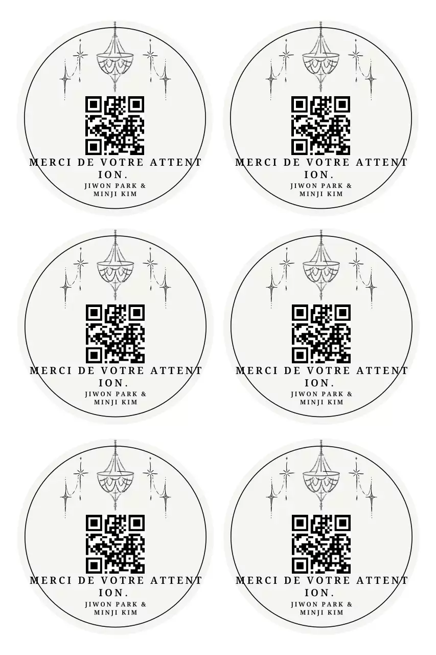 Cadeaux de mariage blancs simples