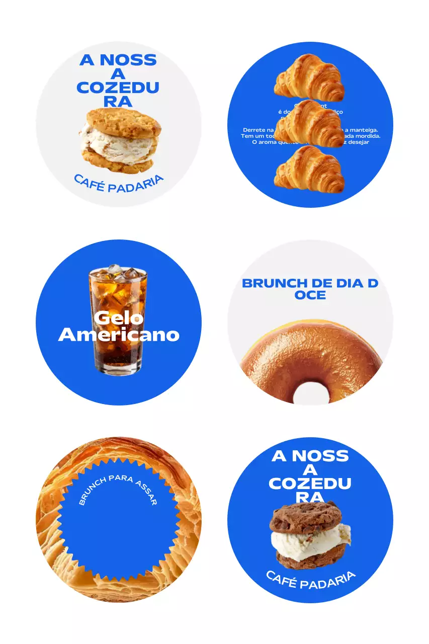 Promoção Blue Modern Bakery