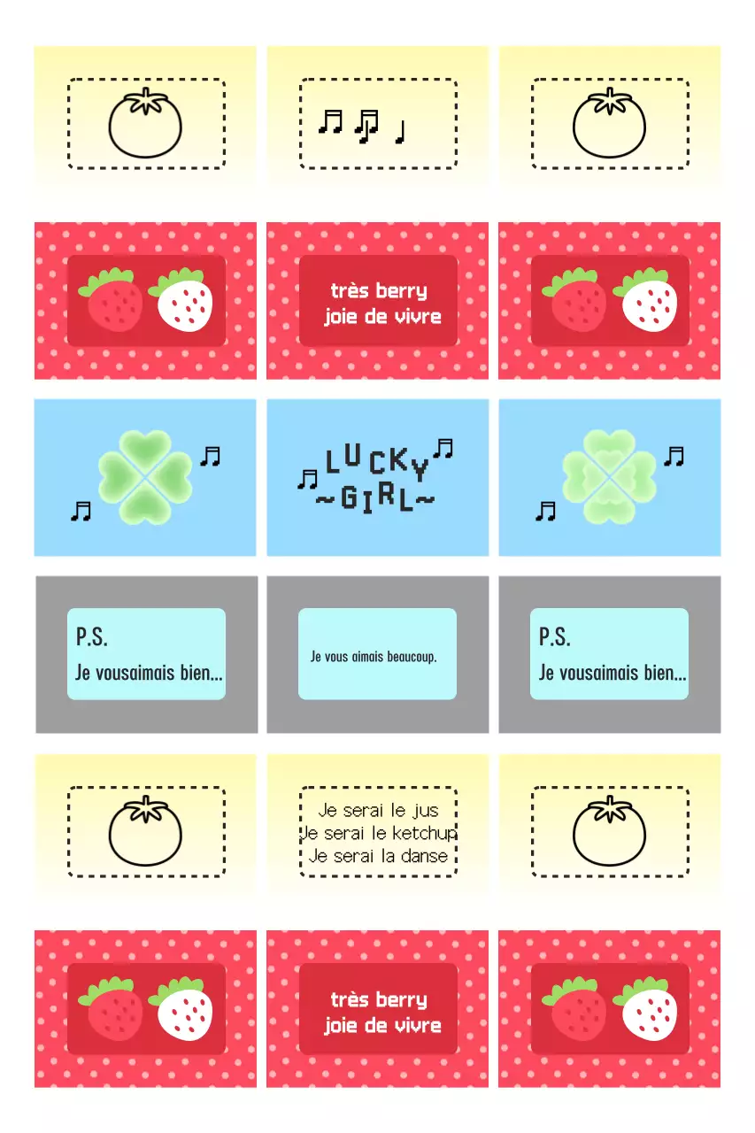 Autocollant Takku vert mignon