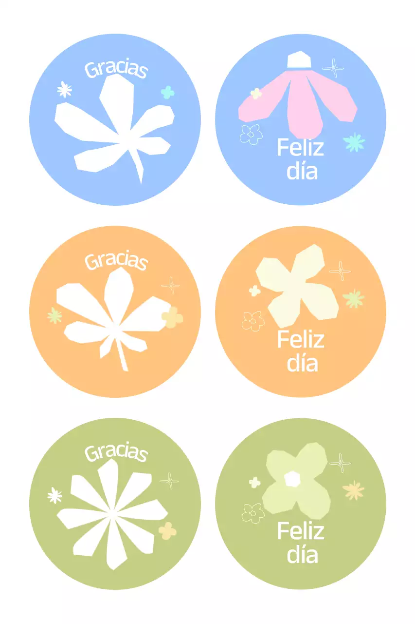 Linda frase adhesiva en color azul cielo