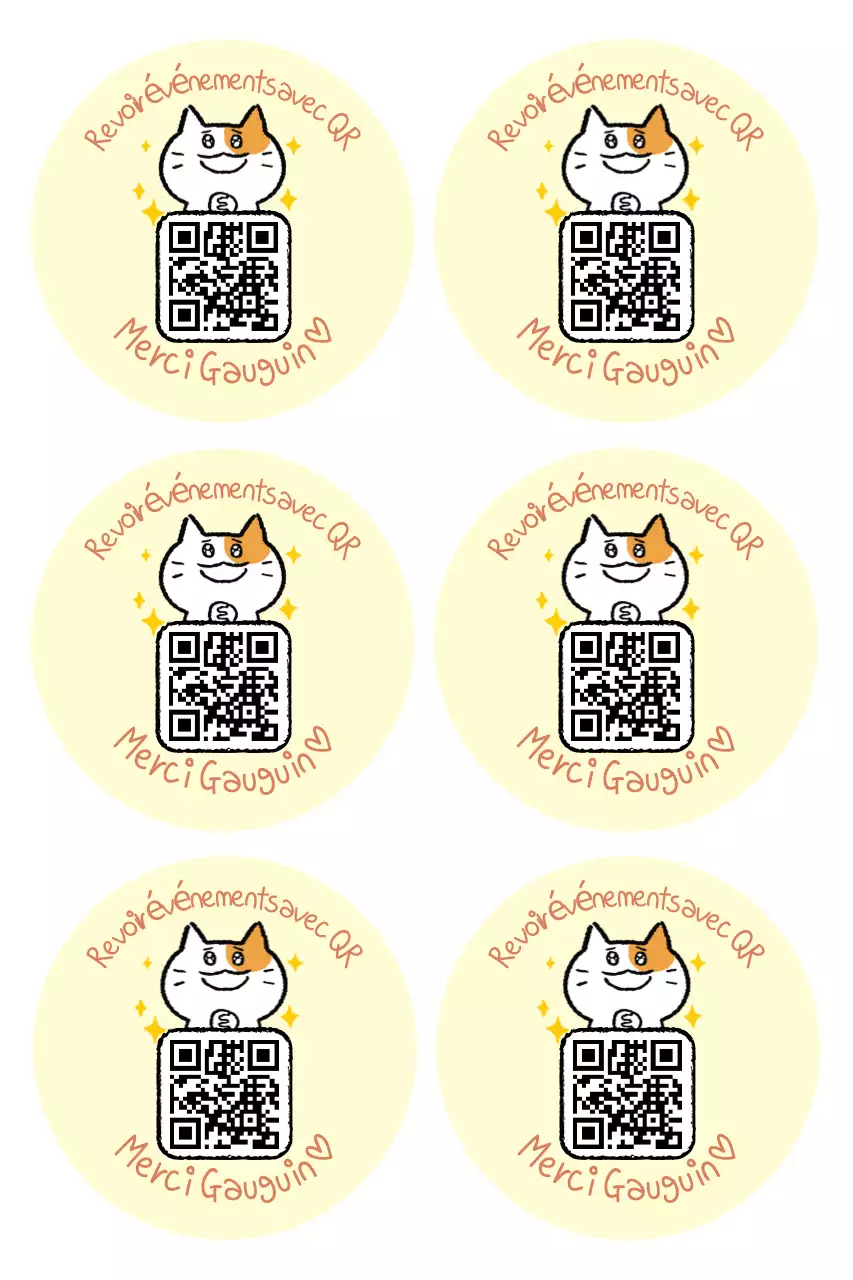 Autocollant jaune mignon pour l'événement de révision